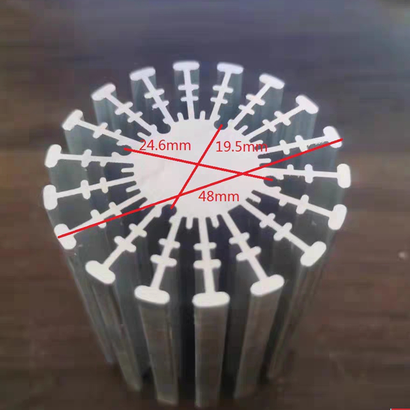 Home Automation System Diy - 48mm Alüminyum Yuvarlak Isı Emici Radyatör,