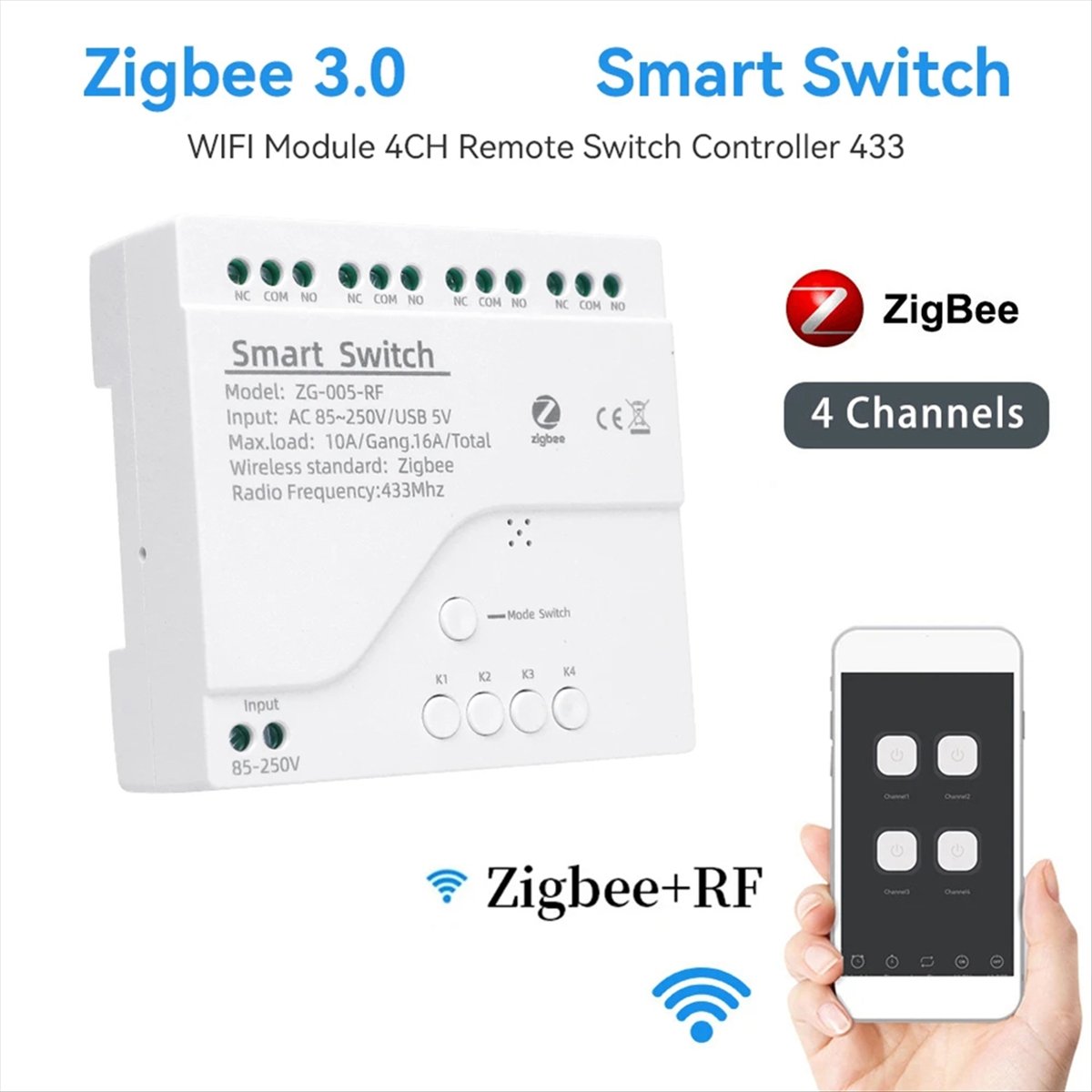 GTS 4 Kanallı Tuya ZigBee Akıl - Diy Home Automation Controller incelemesi ve fiyatı