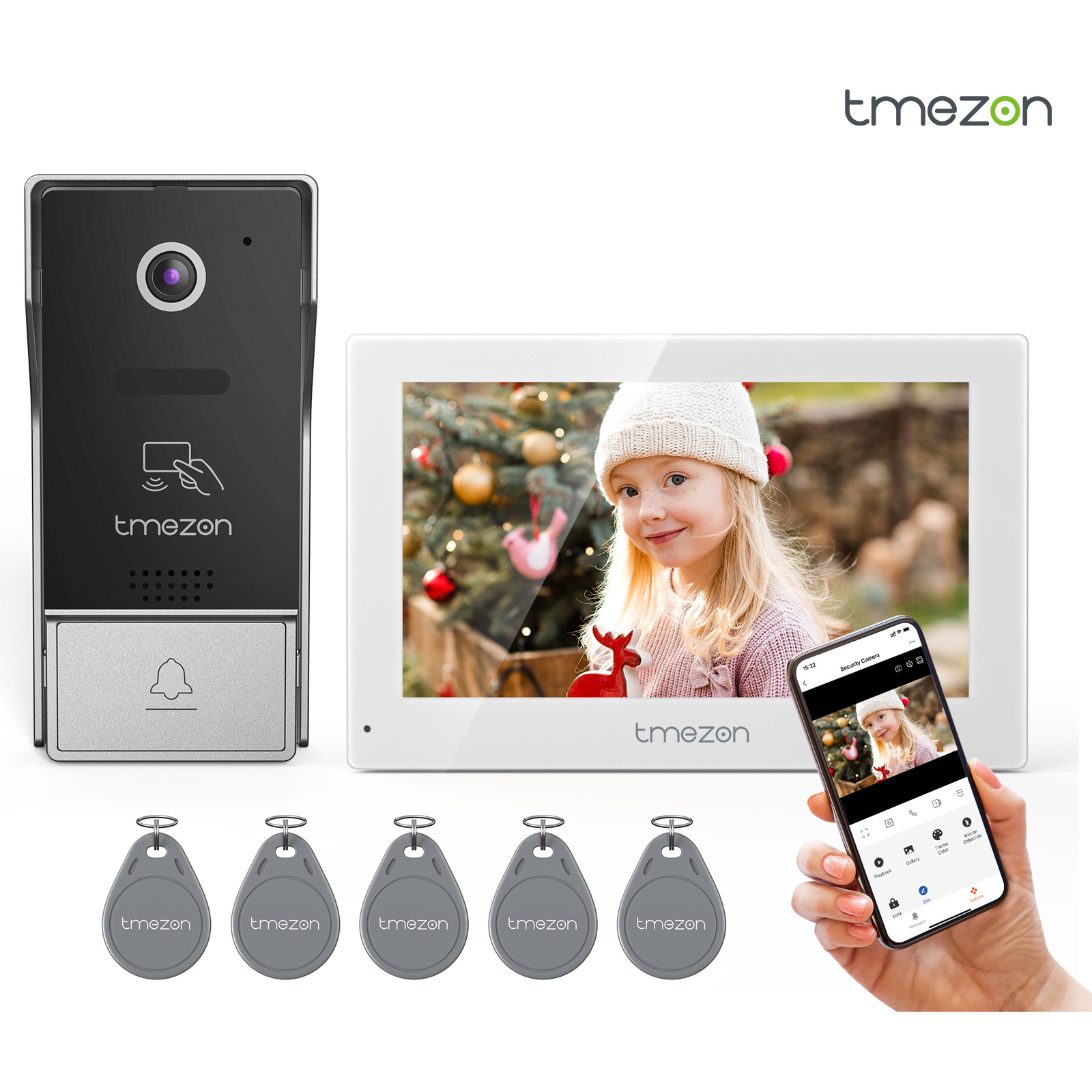 4 Kablolu TMEZON WiFi Görüntül - Smart Doorbell Wired incelemesi ve fiyatı